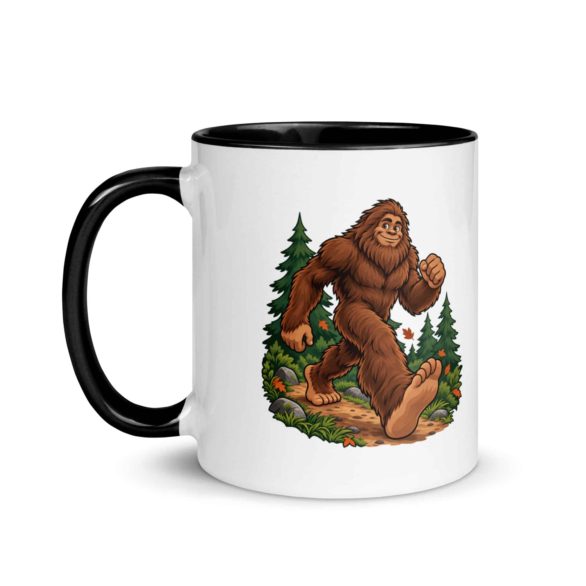 Trail Runner Bigfoot Color Inside Mug