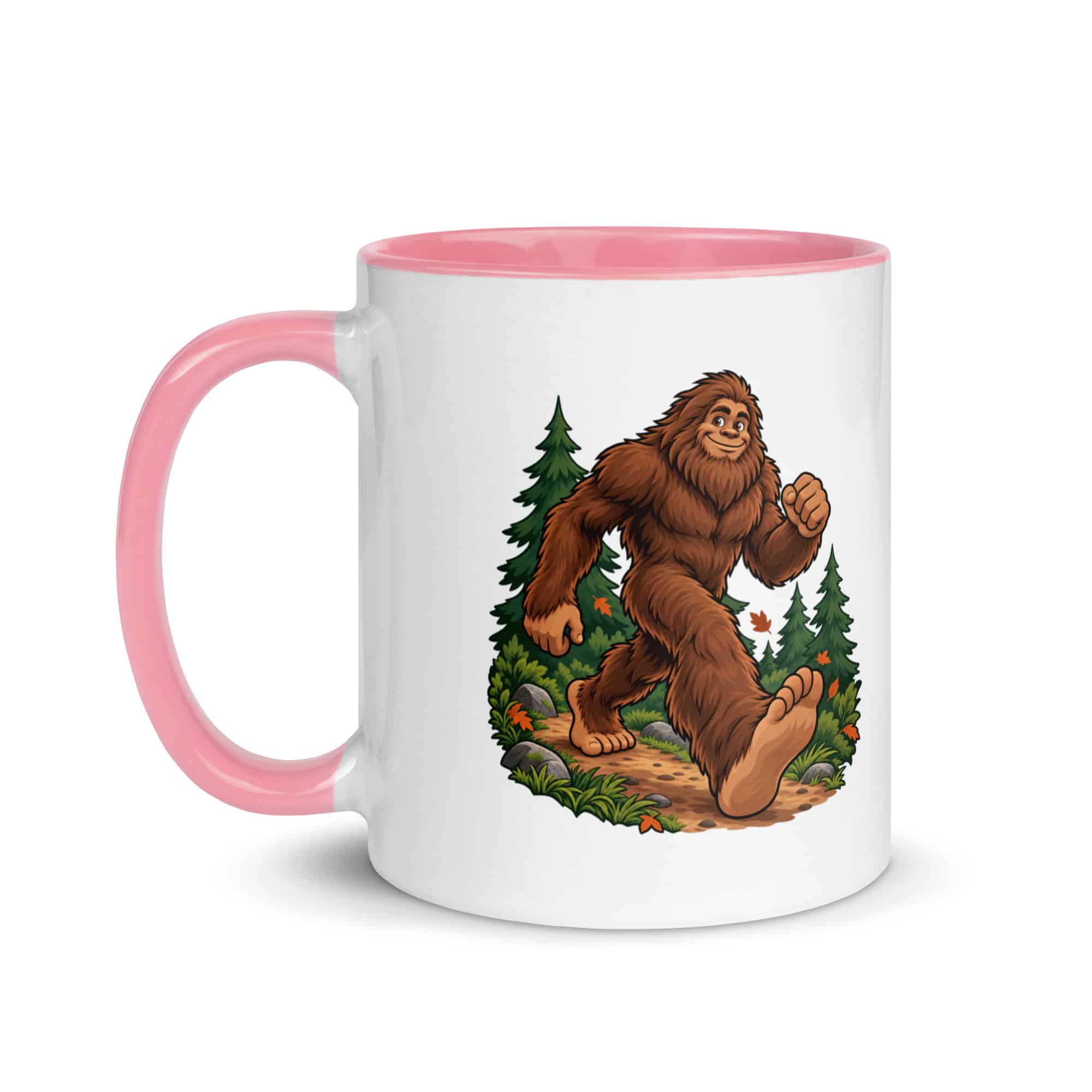 Trail Runner Bigfoot Color Inside Mug