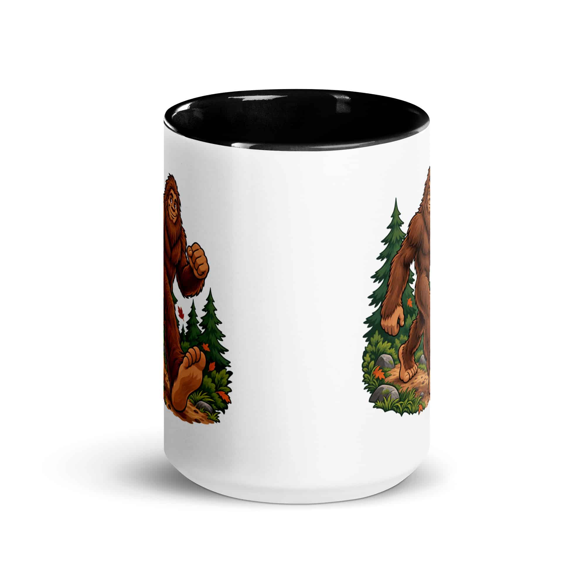 Trail Runner Bigfoot Color Inside Mug