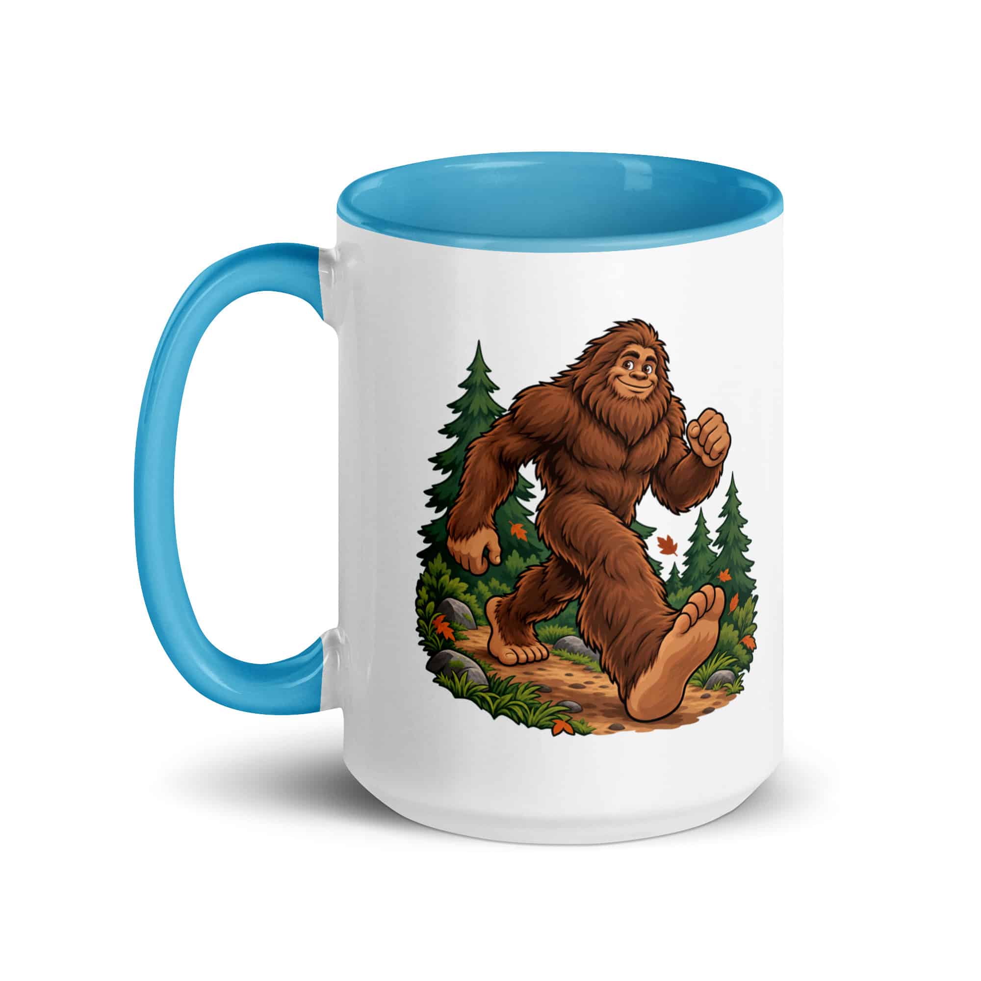 Trail Runner Bigfoot Color Inside Mug