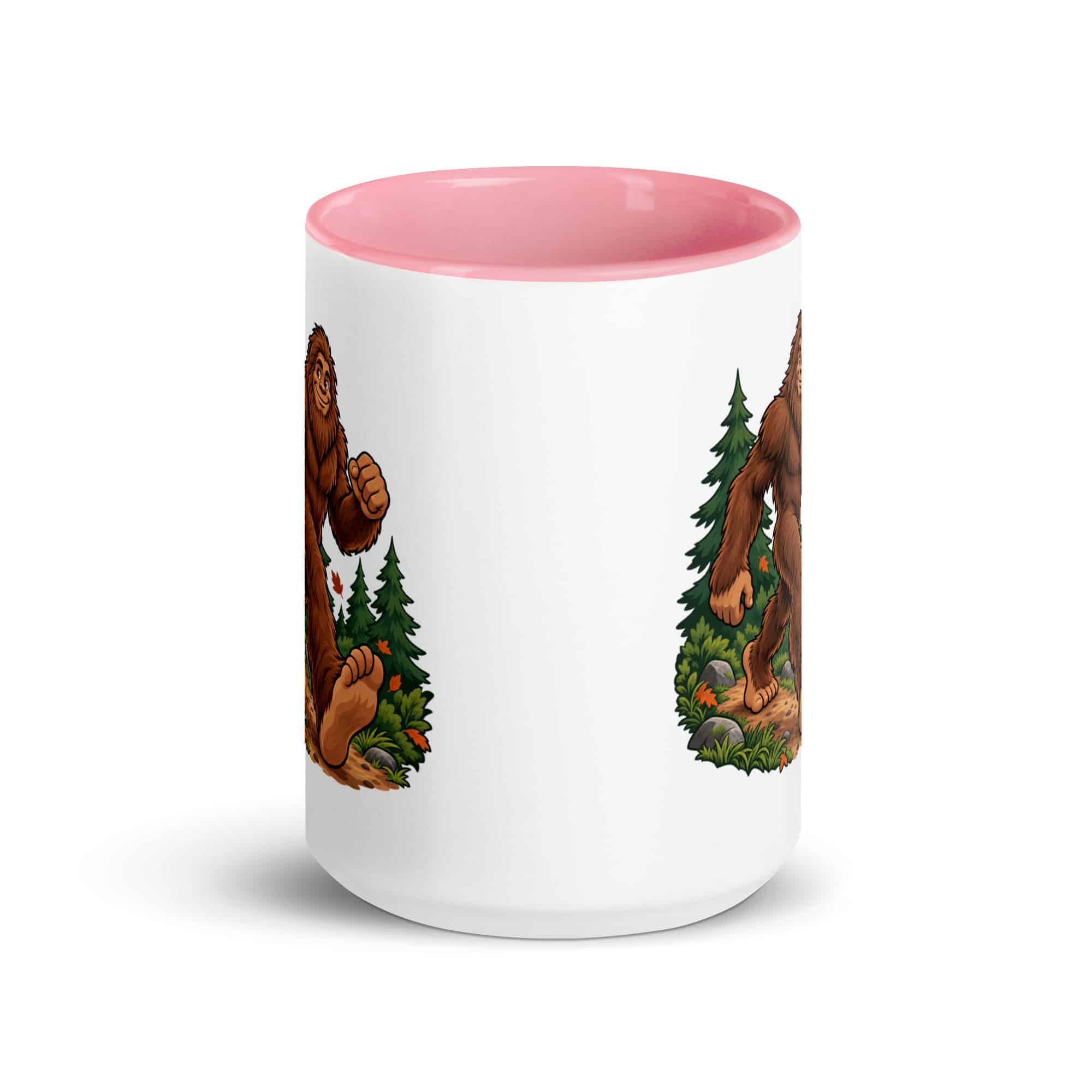 Trail Runner Bigfoot Color Inside Mug