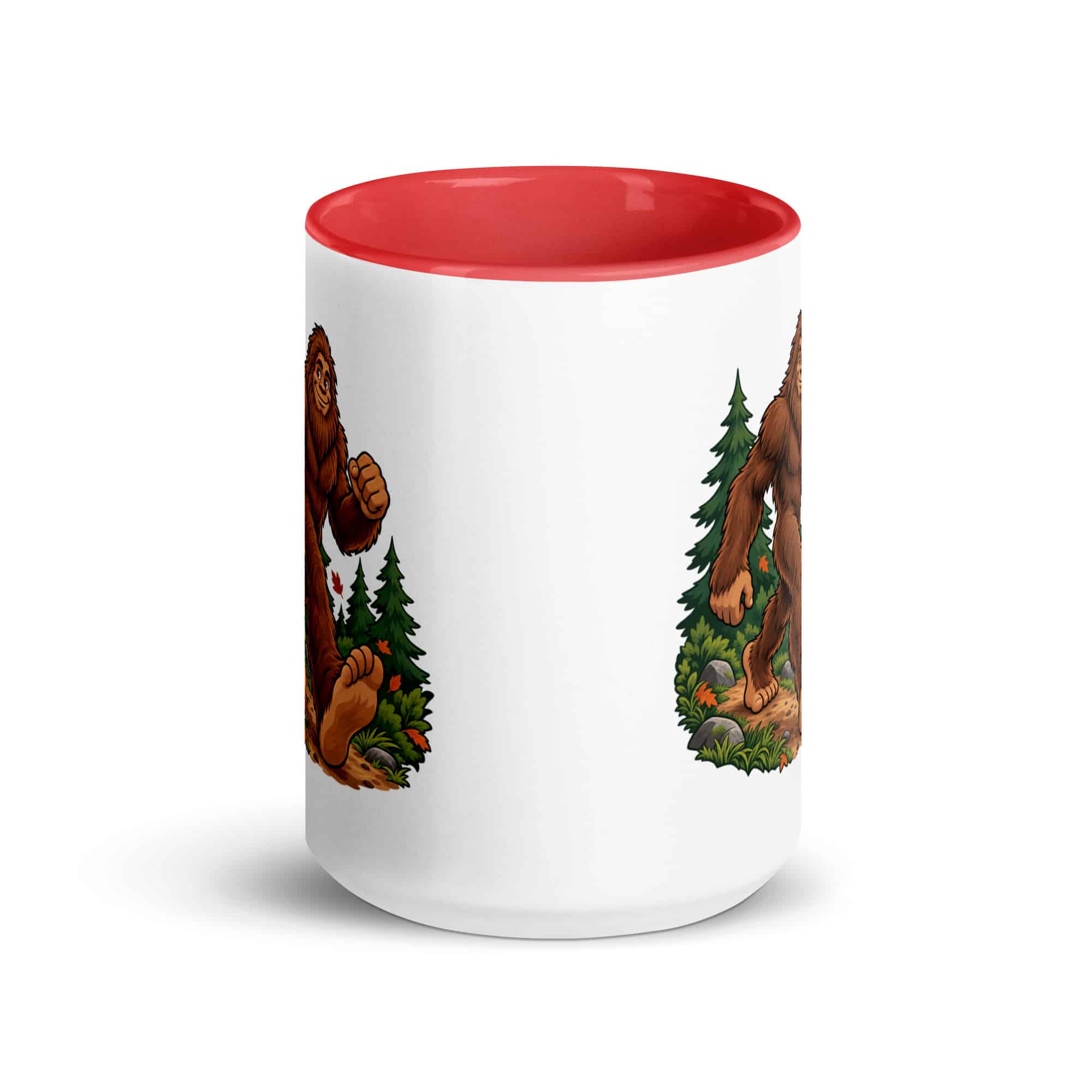 Trail Runner Bigfoot Color Inside Mug