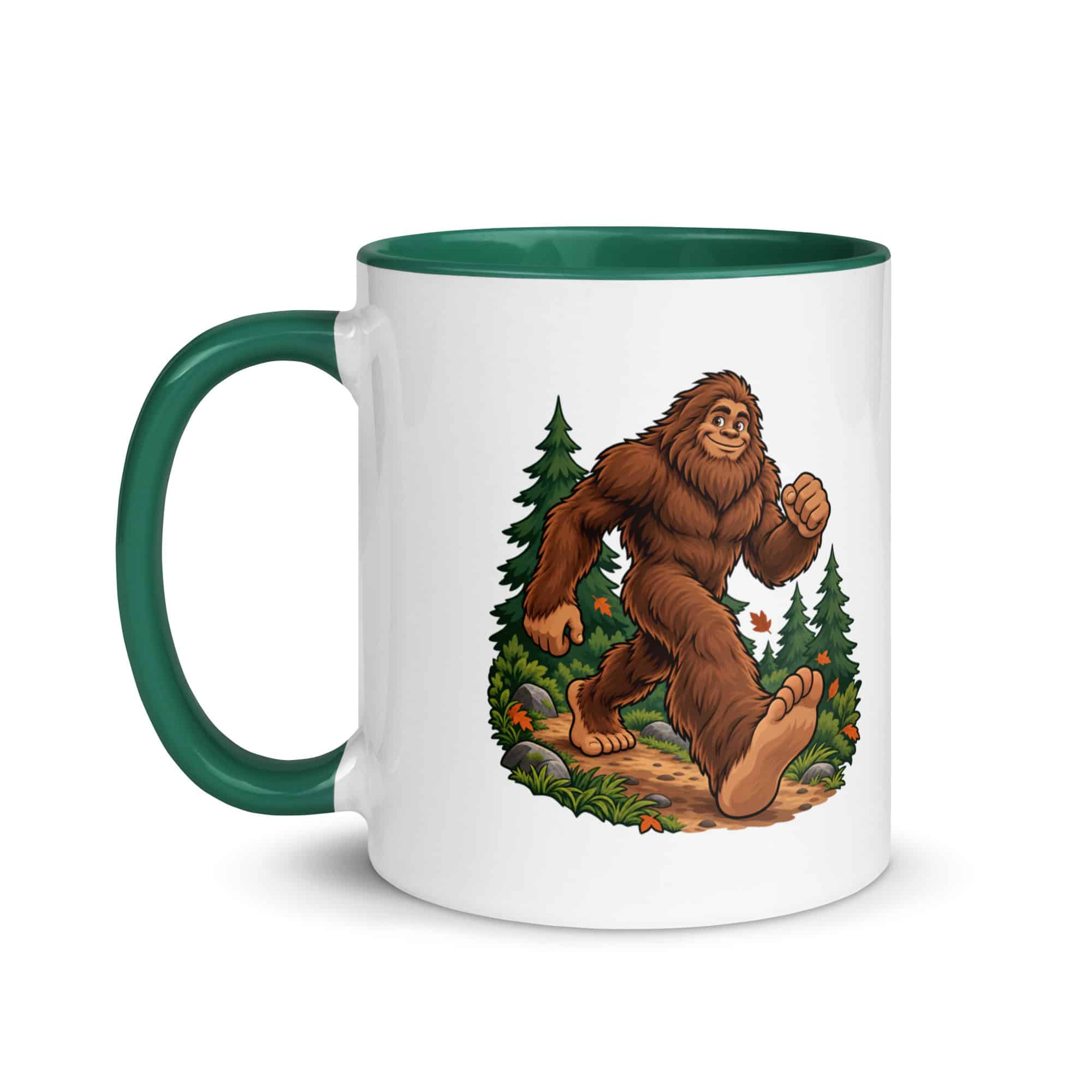 Trail Runner Bigfoot Color Inside Mug