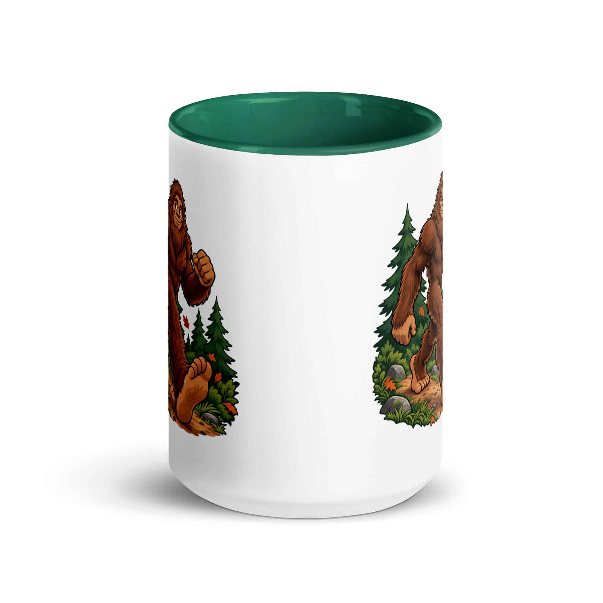 Trail Runner Bigfoot Color Inside Mug
