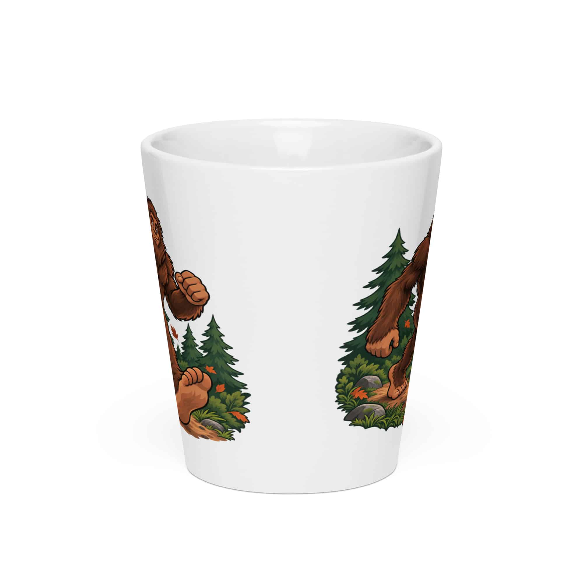 Bigfoot Trail Runner Latte Mug