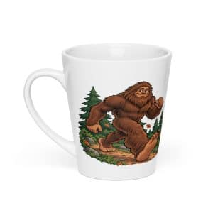 14 Bigfoot Trail Runner Latte Mug - 12 oz - Main