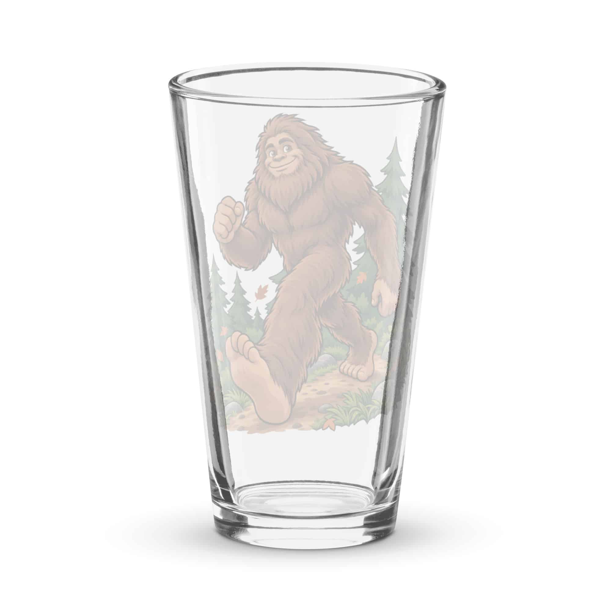 Bigfoot Trail Runner Pint Glass