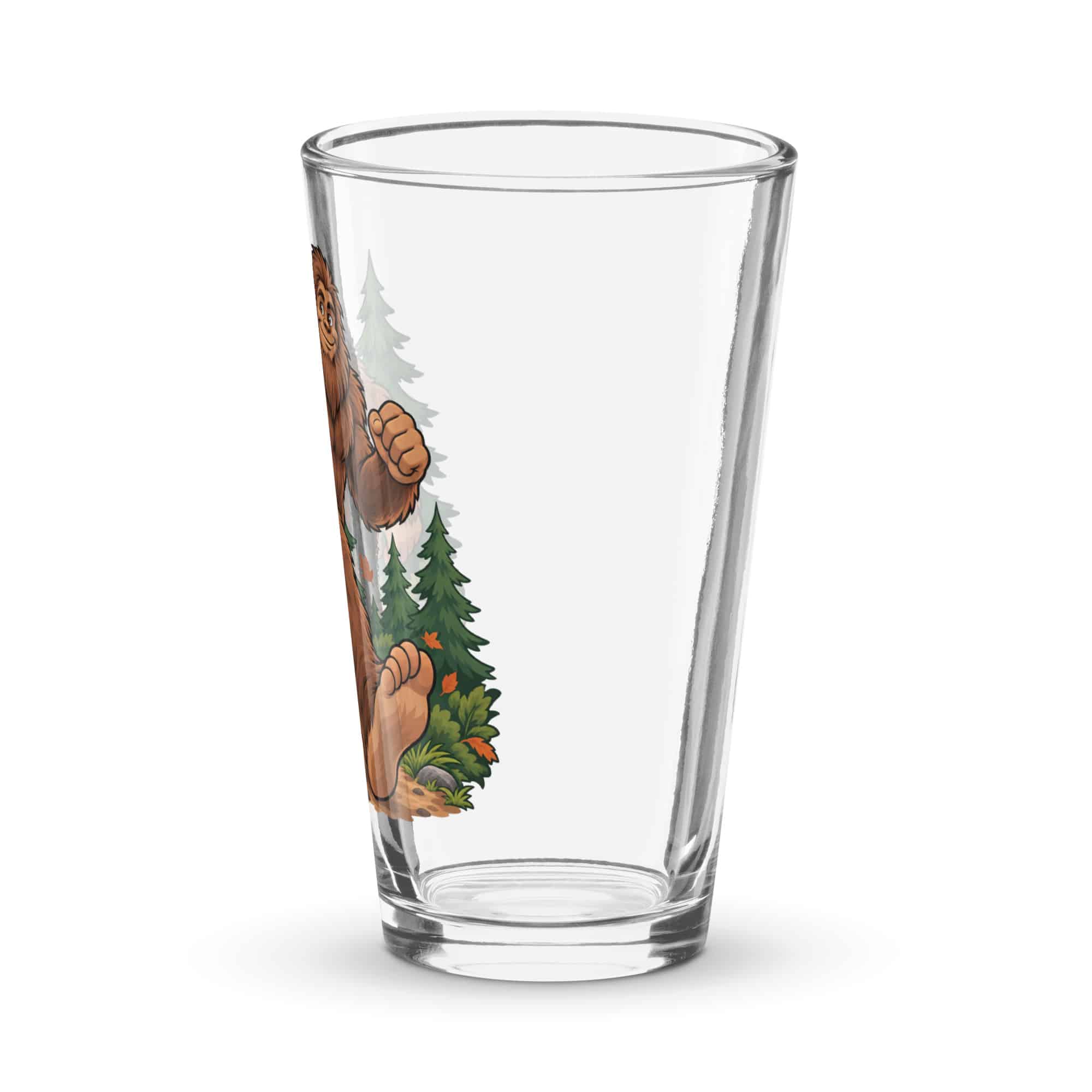 Bigfoot Trail Runner Pint Glass