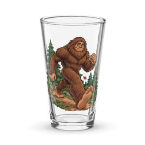 14 Bigfoot Trail Runner Pint Glass - 16 oz - Main