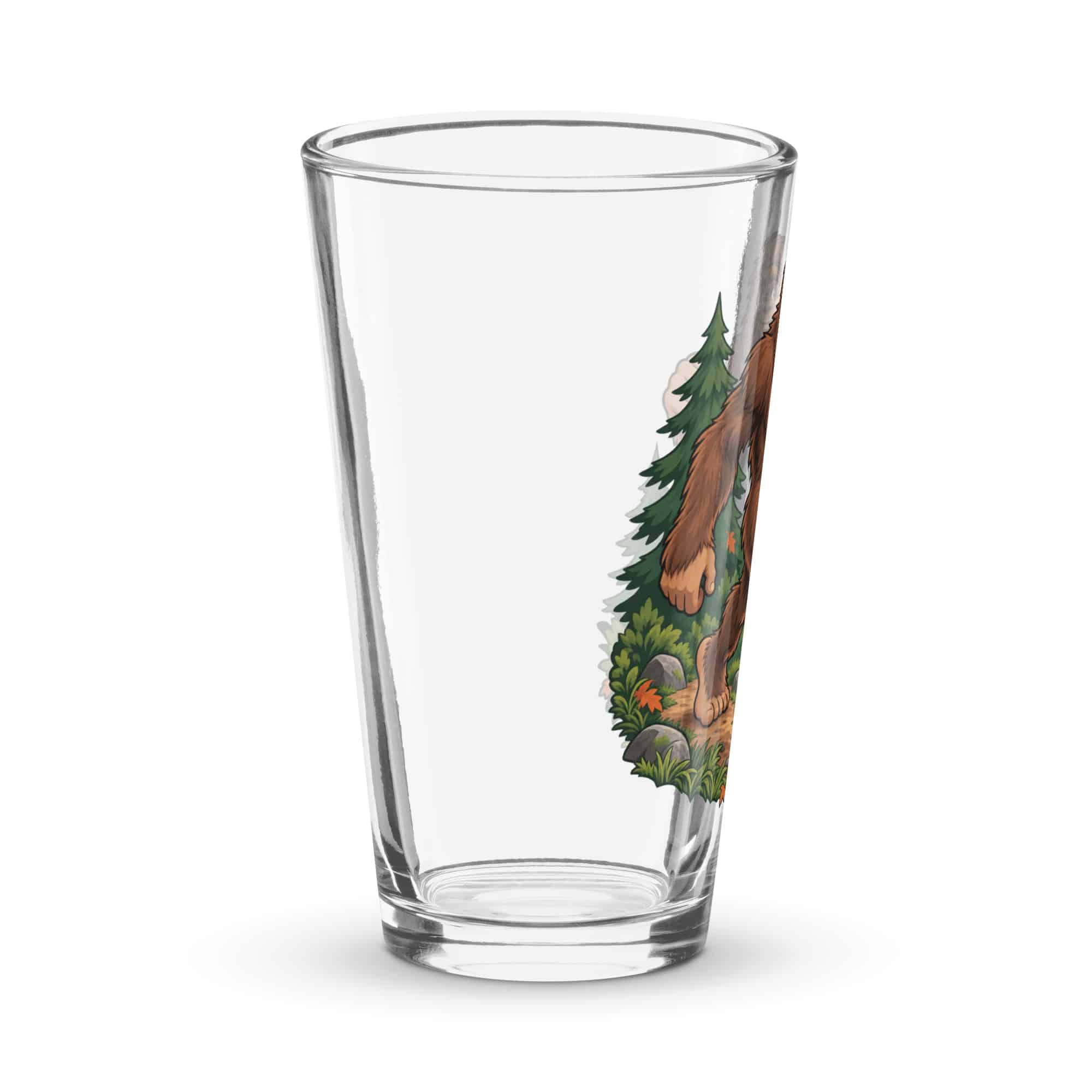 Bigfoot Trail Runner Pint Glass