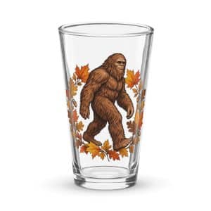 15 Bigfoot Autumn Leaves Pint Glass - 16 oz - Main