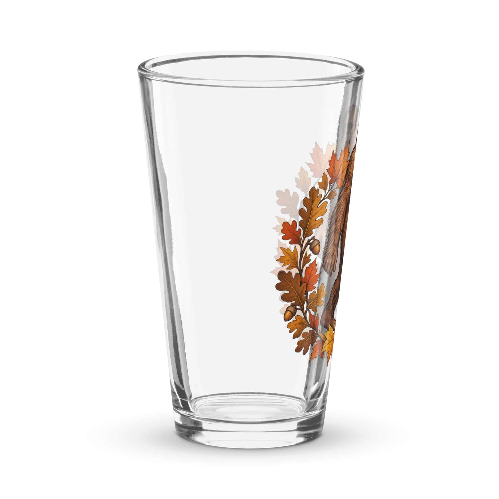Autumn Leaves Bigfoot Pint Glass