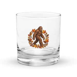 15 Bigfoot Autumn Leaves Rocks Glass - 10.5 oz - Main