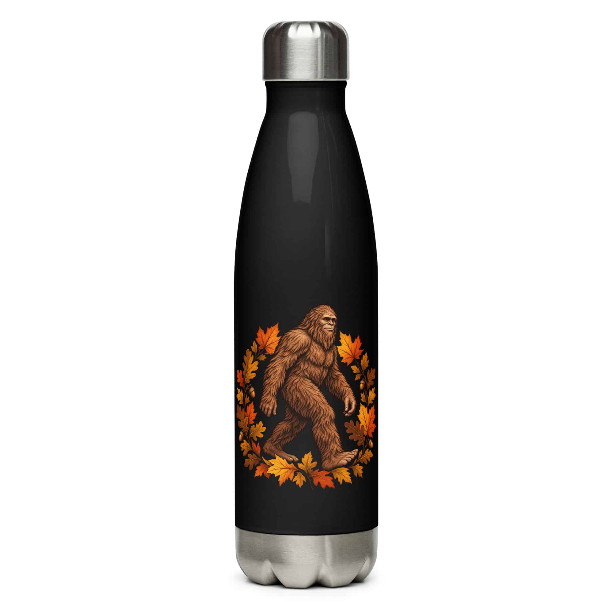 Autumn Leaves Bigfoot Water Bottle