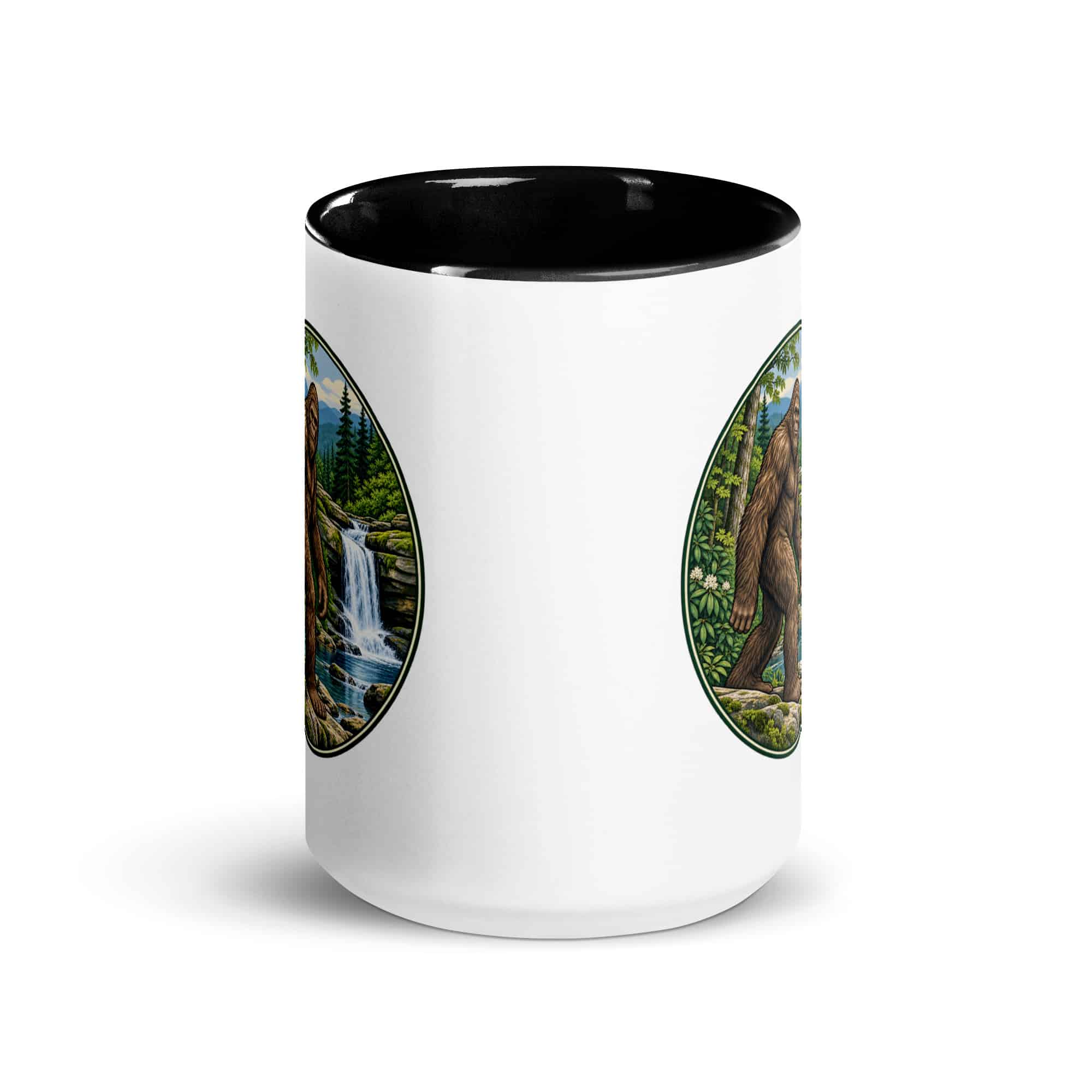 Waterfall Bigfoot Color Inside Mug