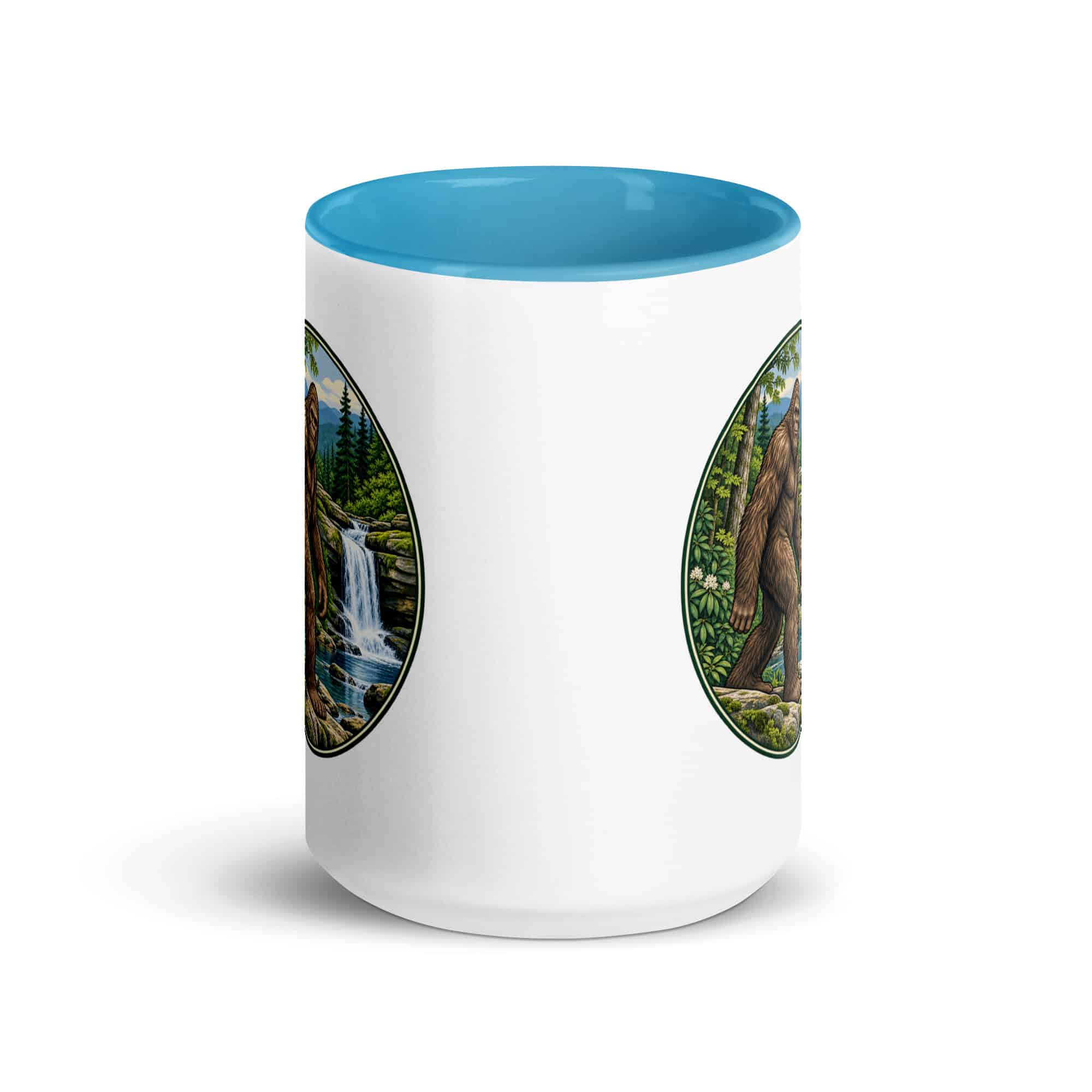Waterfall Bigfoot Color Inside Mug