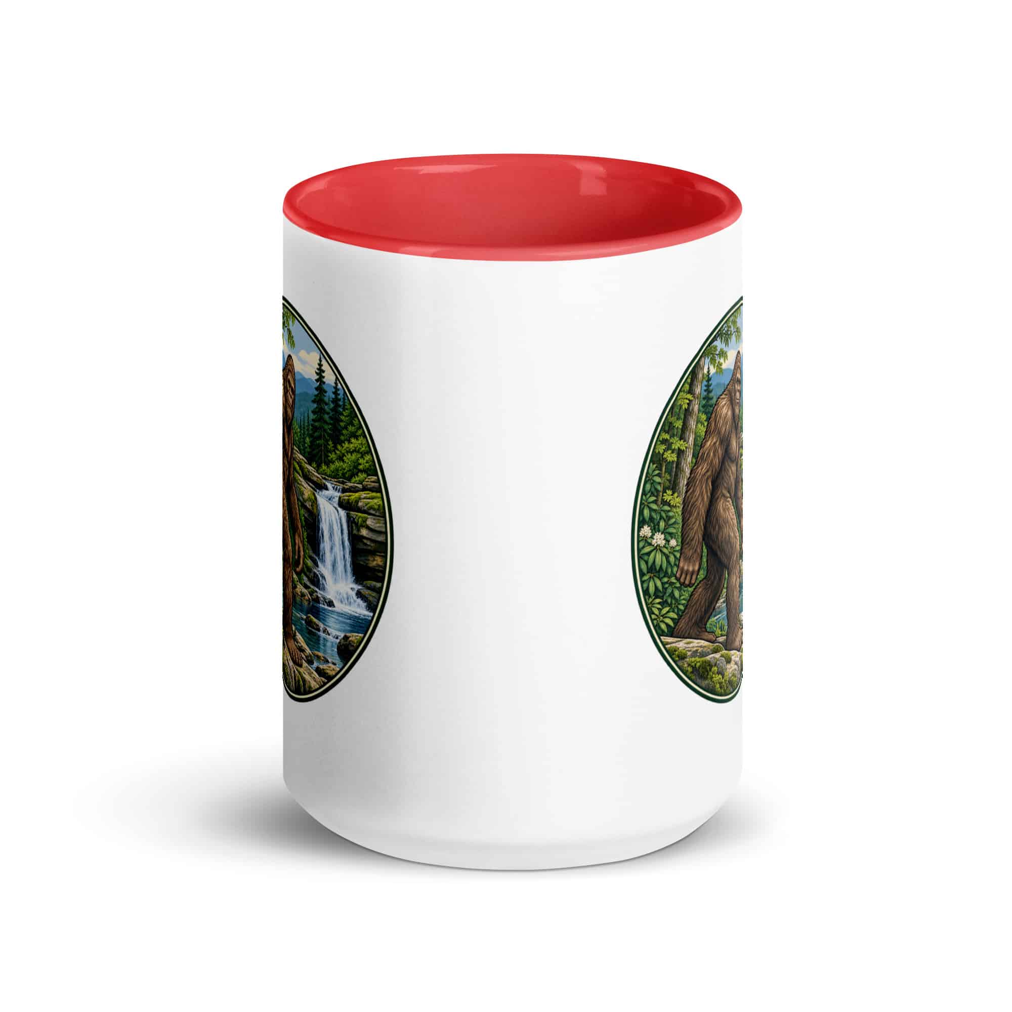 Waterfall Bigfoot Color Inside Mug