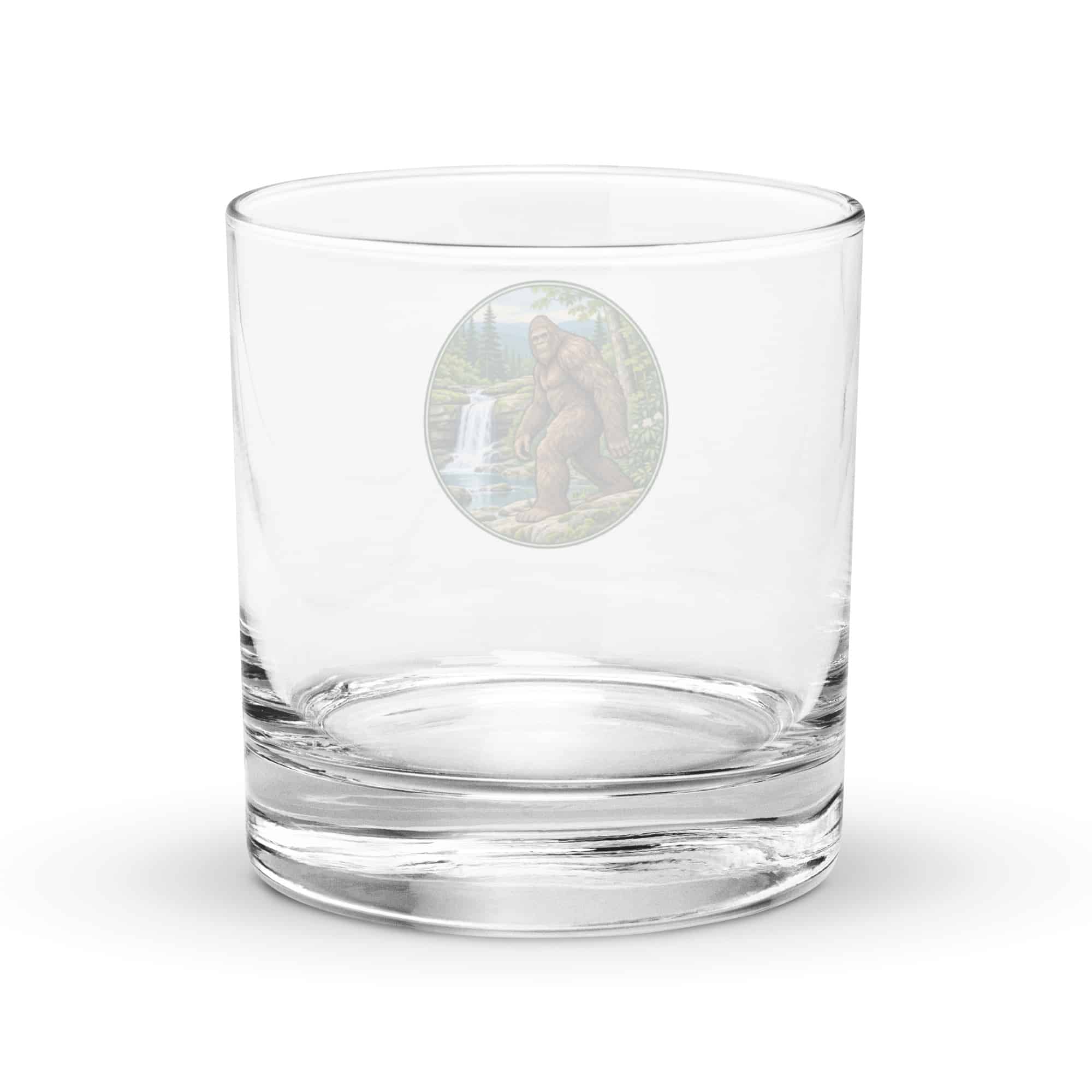 Waterfall Bigfoot Rocks Glass
