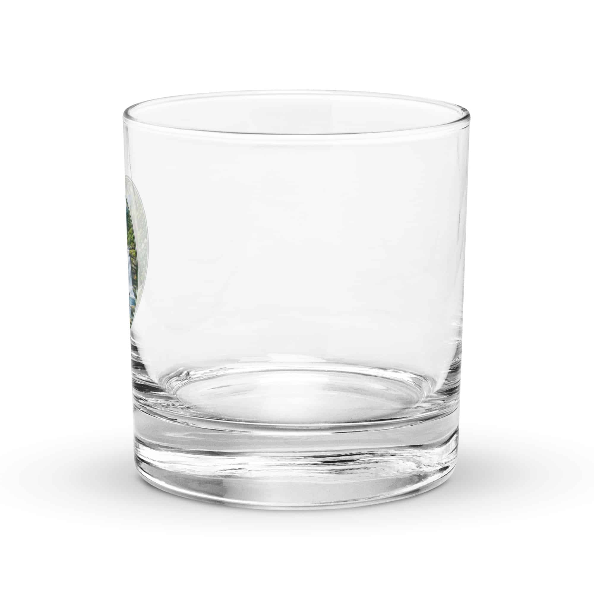 Waterfall Bigfoot Rocks Glass