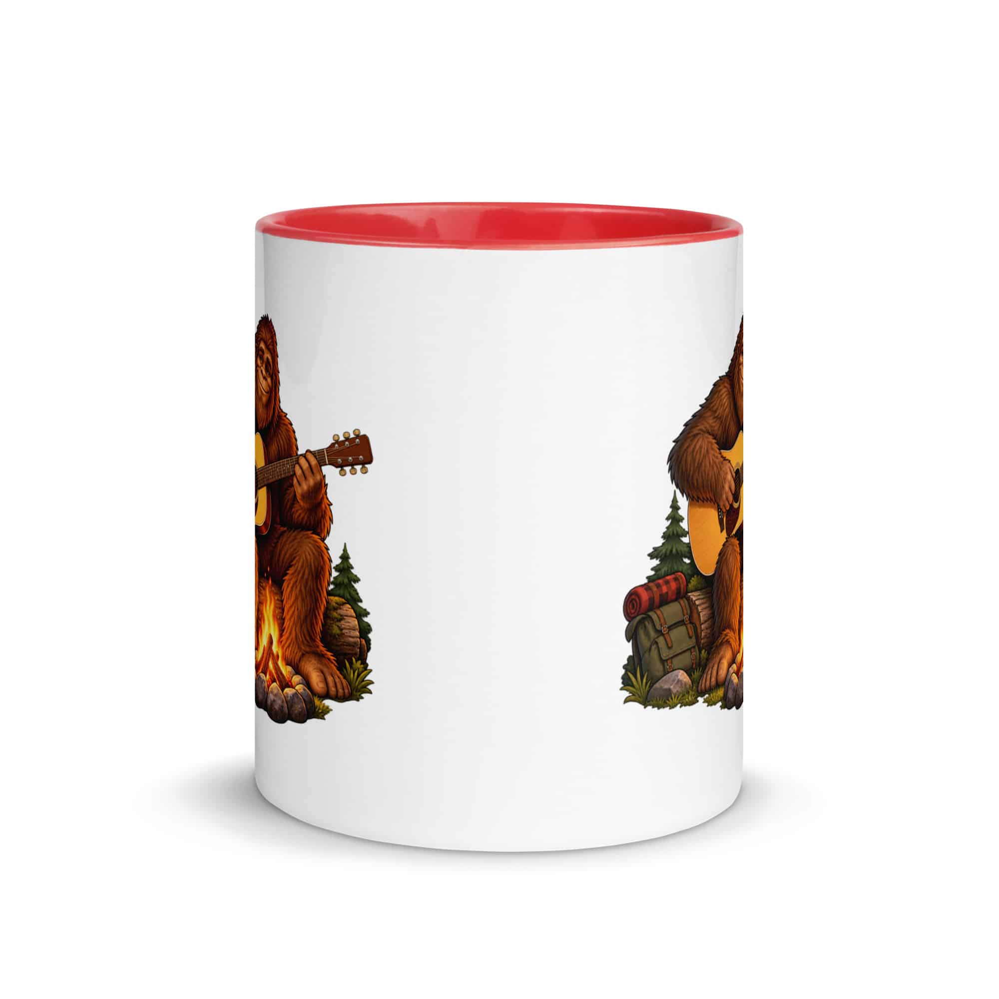 Guitar Bigfoot Color Inside Mug