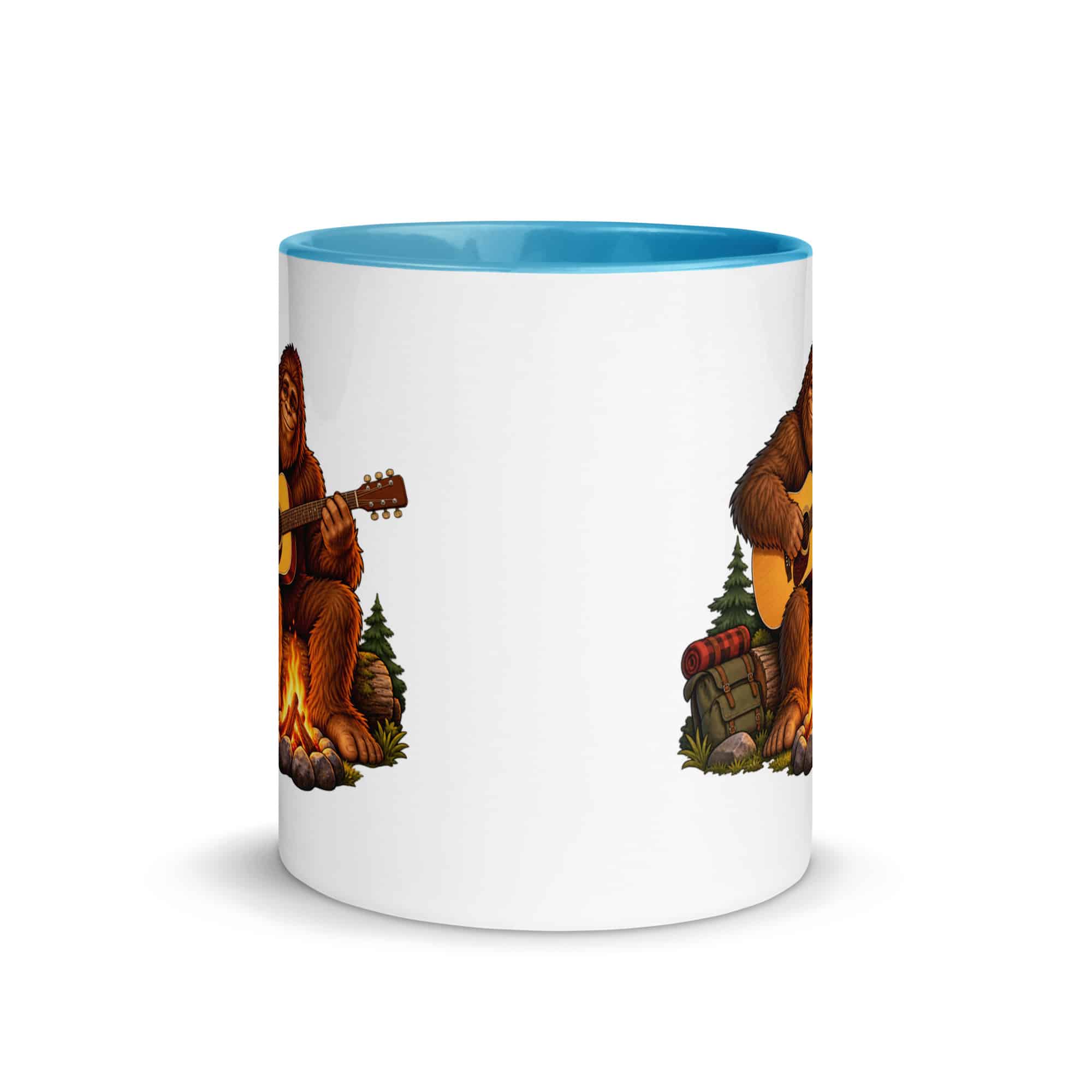 Guitar Bigfoot Color Inside Mug