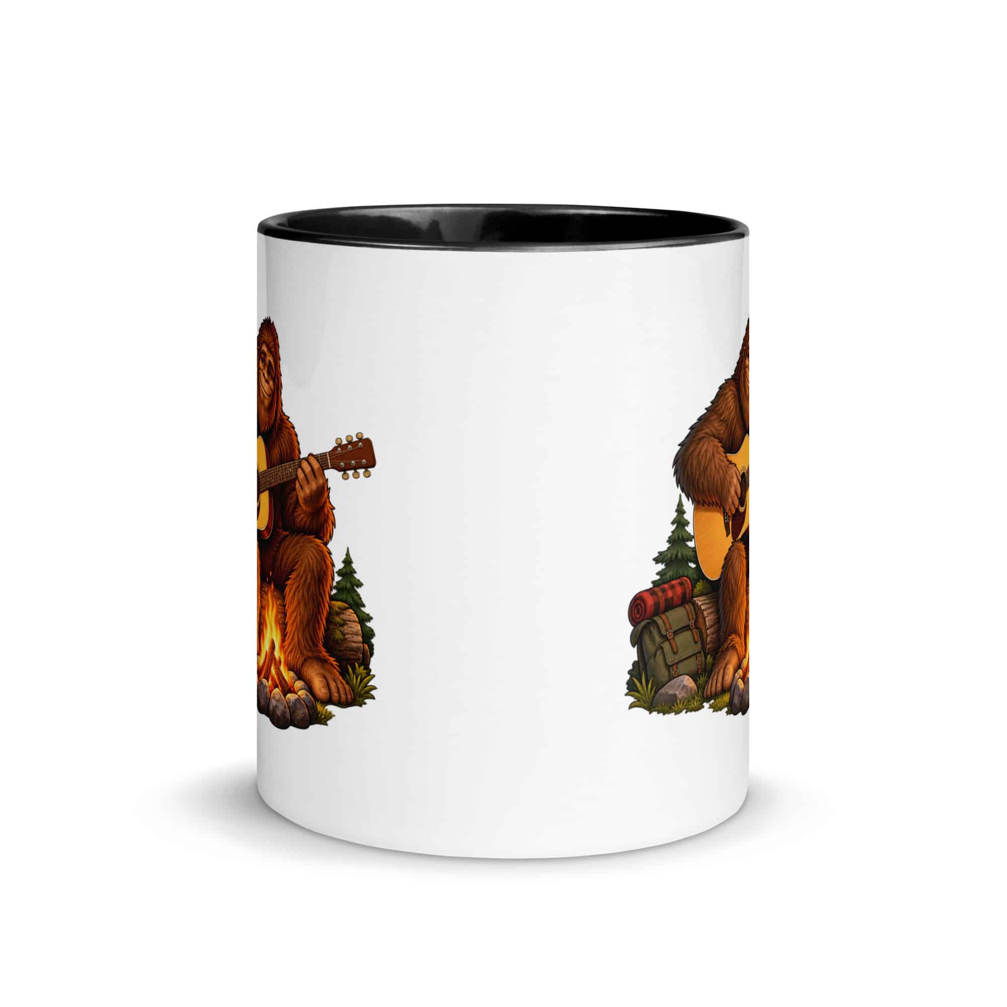 Guitar Bigfoot Color Inside Mug