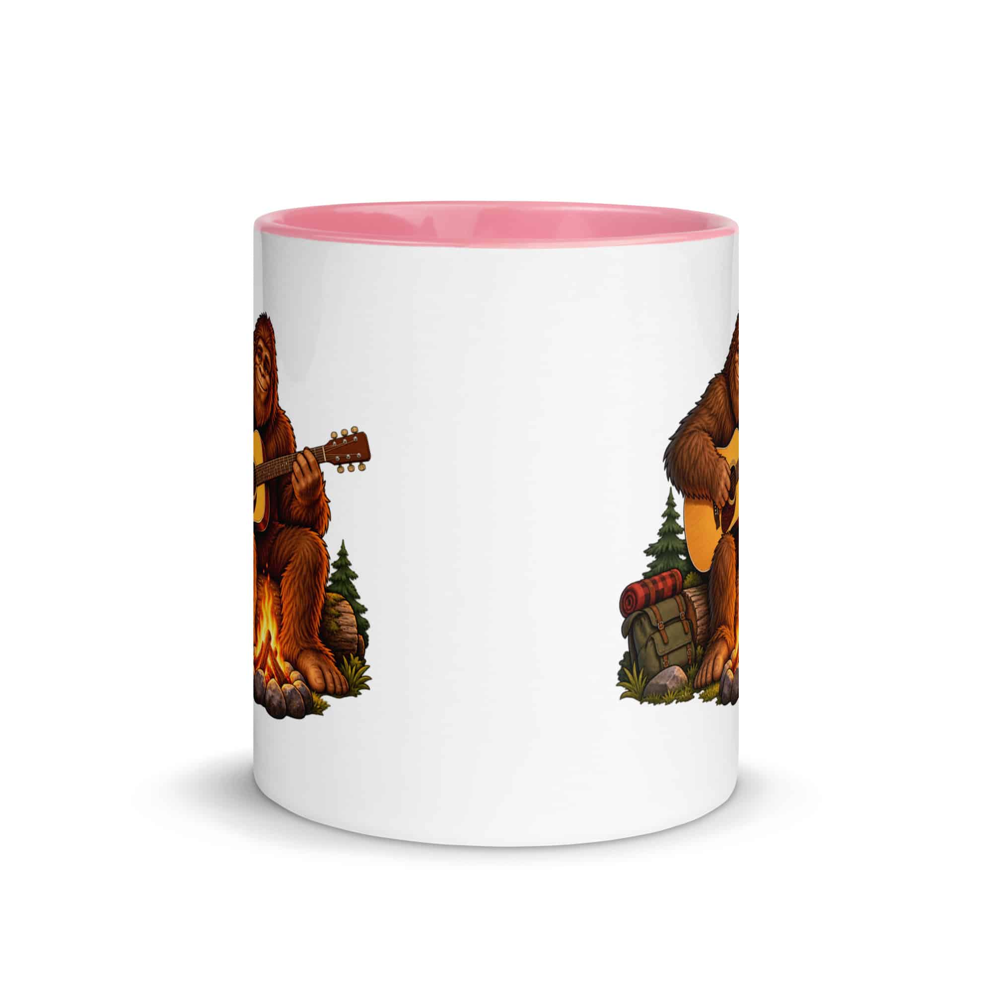 Guitar Bigfoot Color Inside Mug