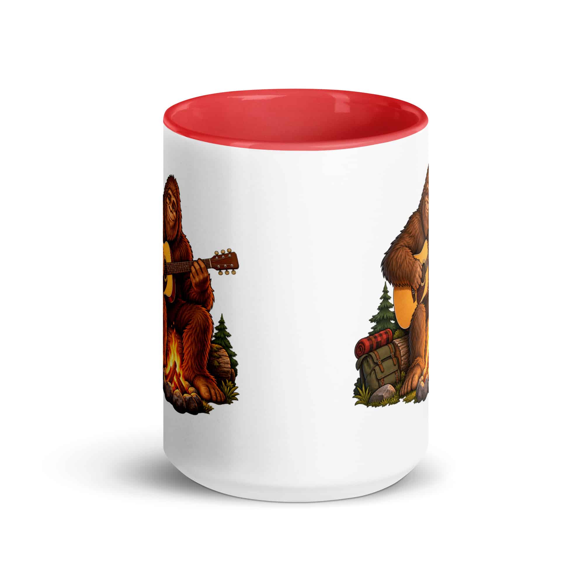 Guitar Bigfoot Color Inside Mug