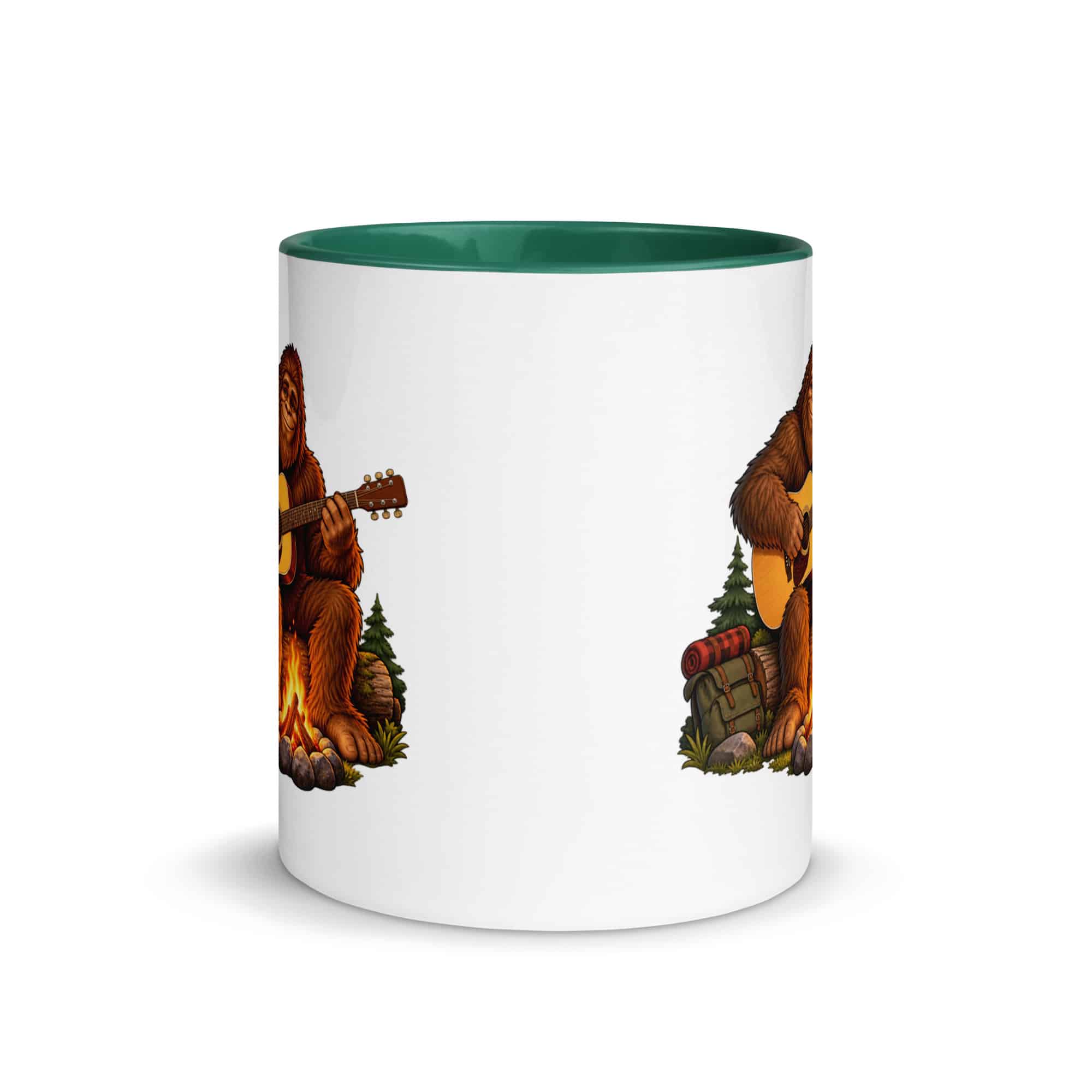 Guitar Bigfoot Color Inside Mug