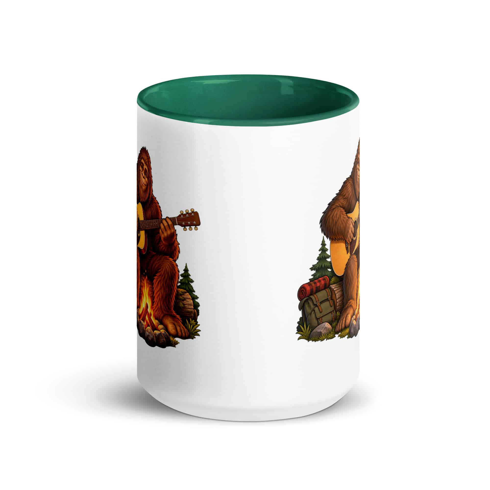 Guitar Bigfoot Color Inside Mug
