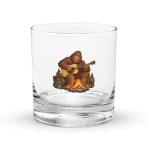 17 Bigfoot Guitar Rocks Glass - 10.5 oz - Main