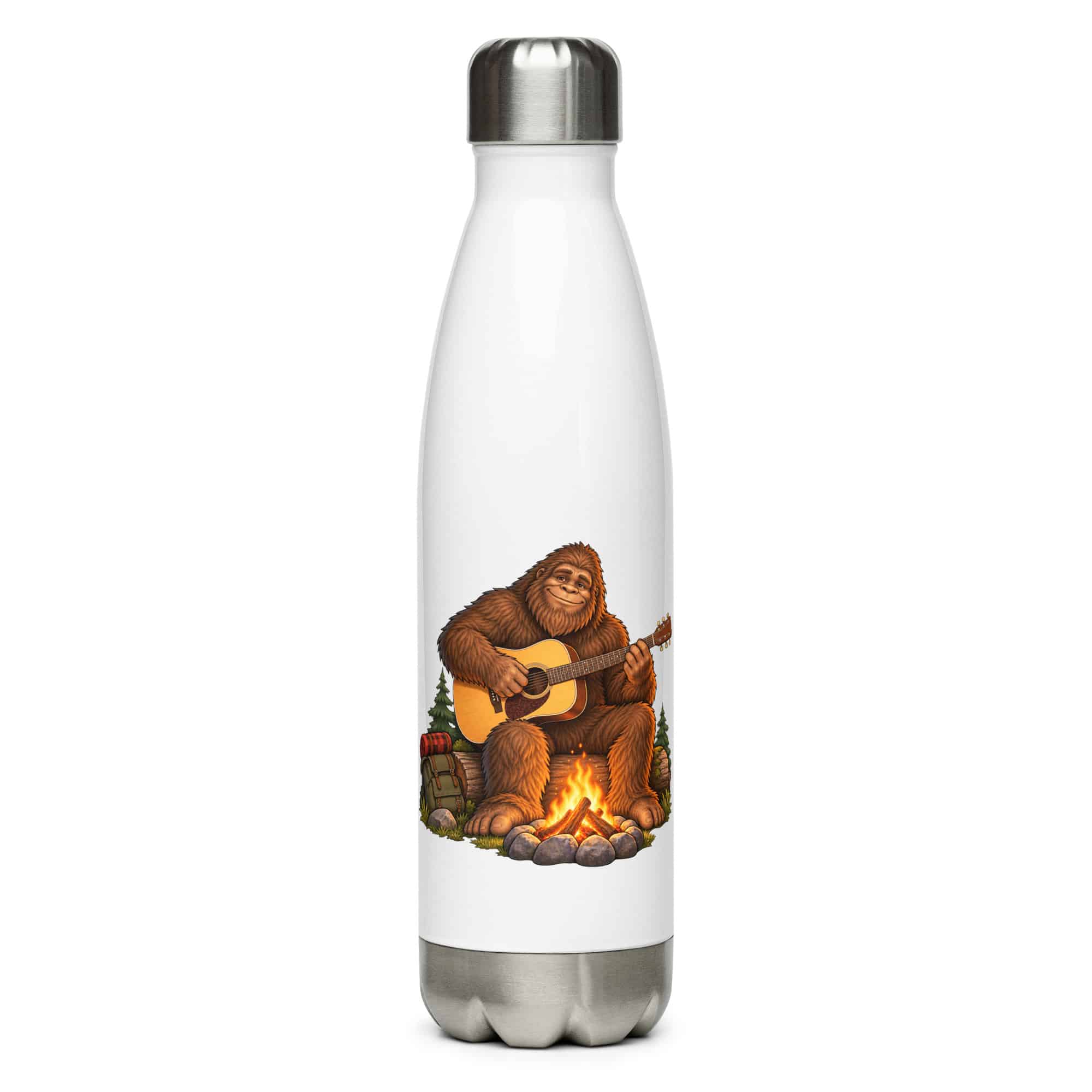 Guitar Bigfoot Water Bottle