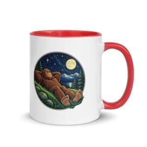 18 Bigfoot Stargazer Color Inside Coffee Mug - 11 oz - Main