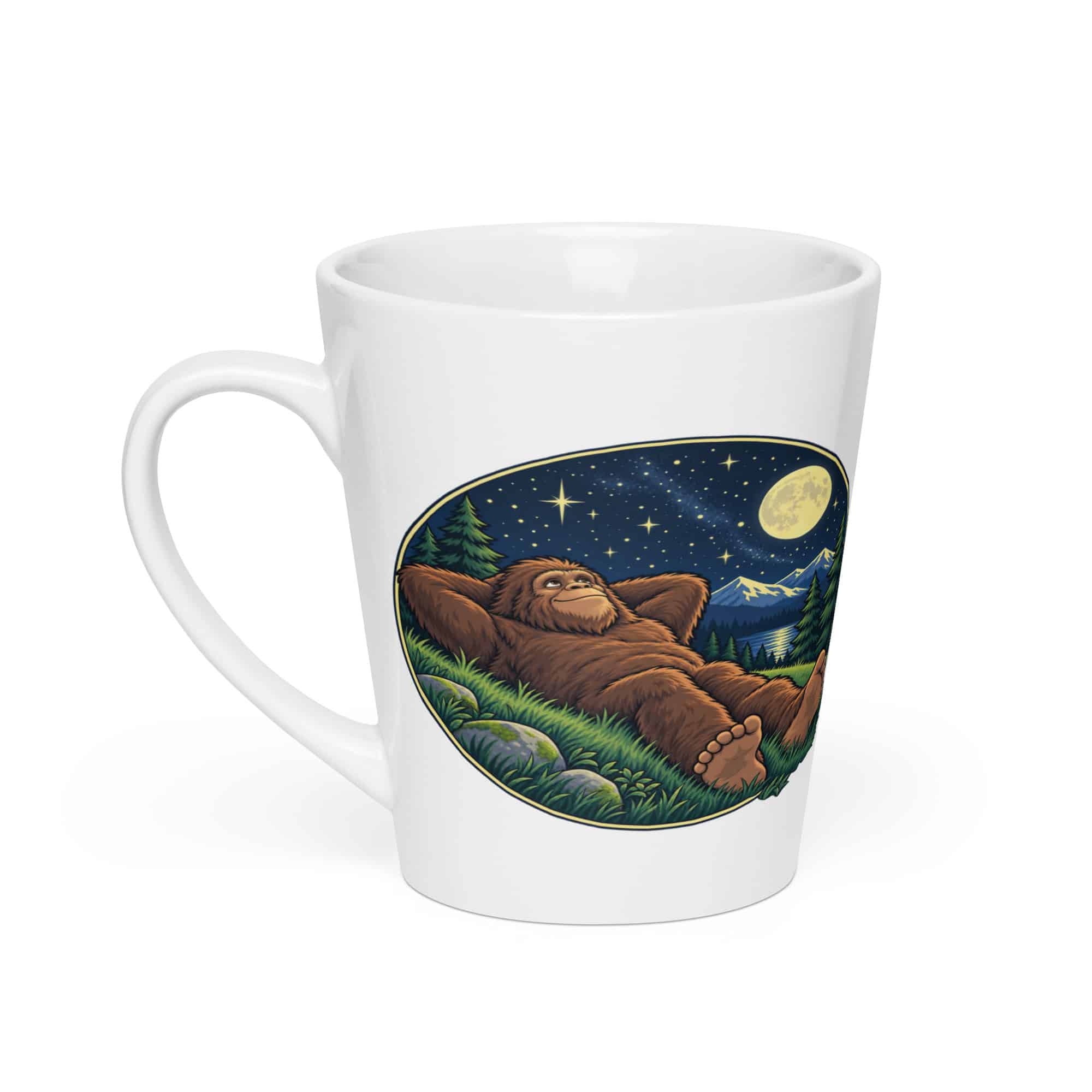 Bigfoot Stargazing Latte Mug