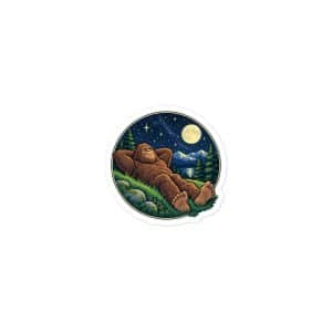 18 Bigfoot Stargazer Vinyl Sticker - 3x3 - Main