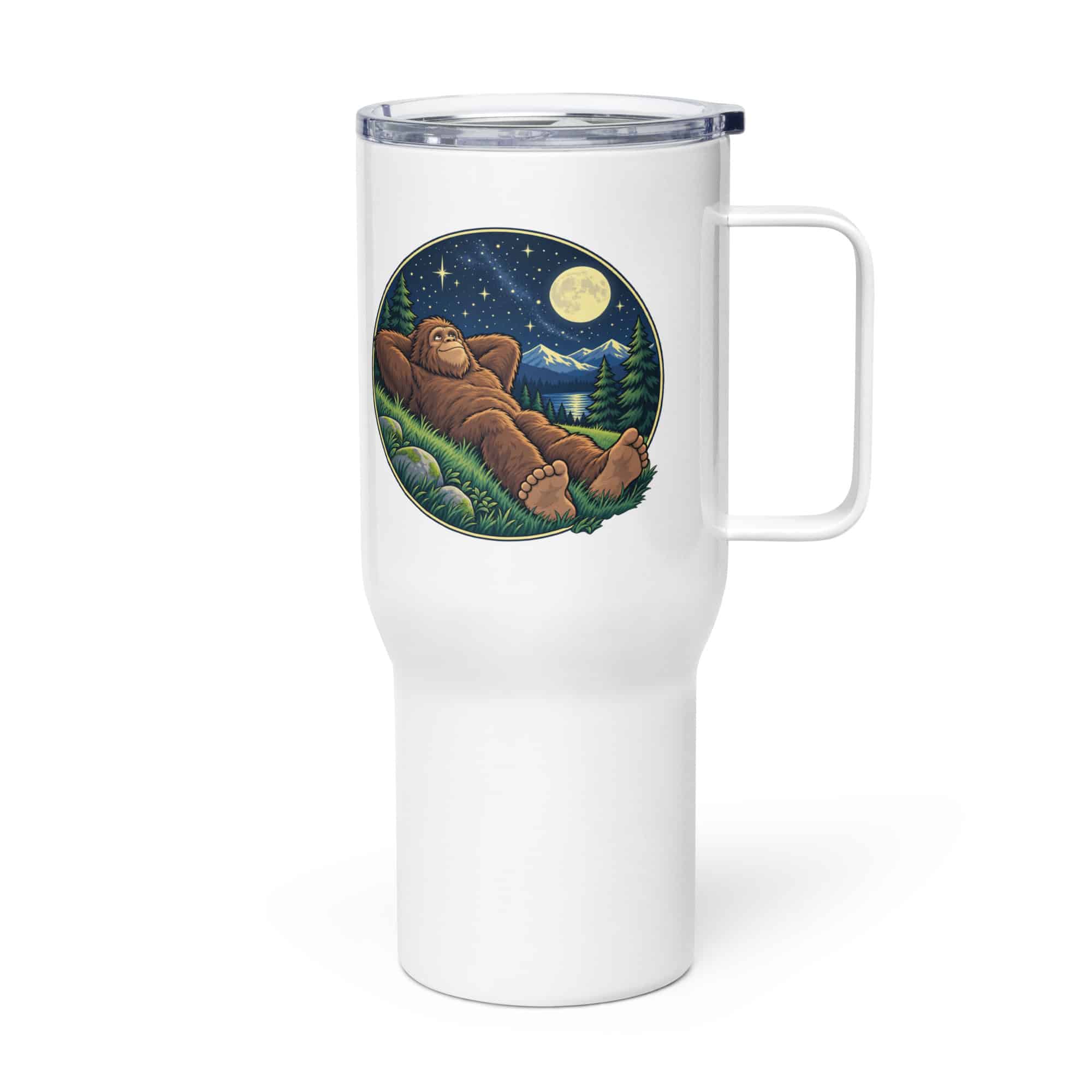 Bigfoot Stargazing Travel Mug