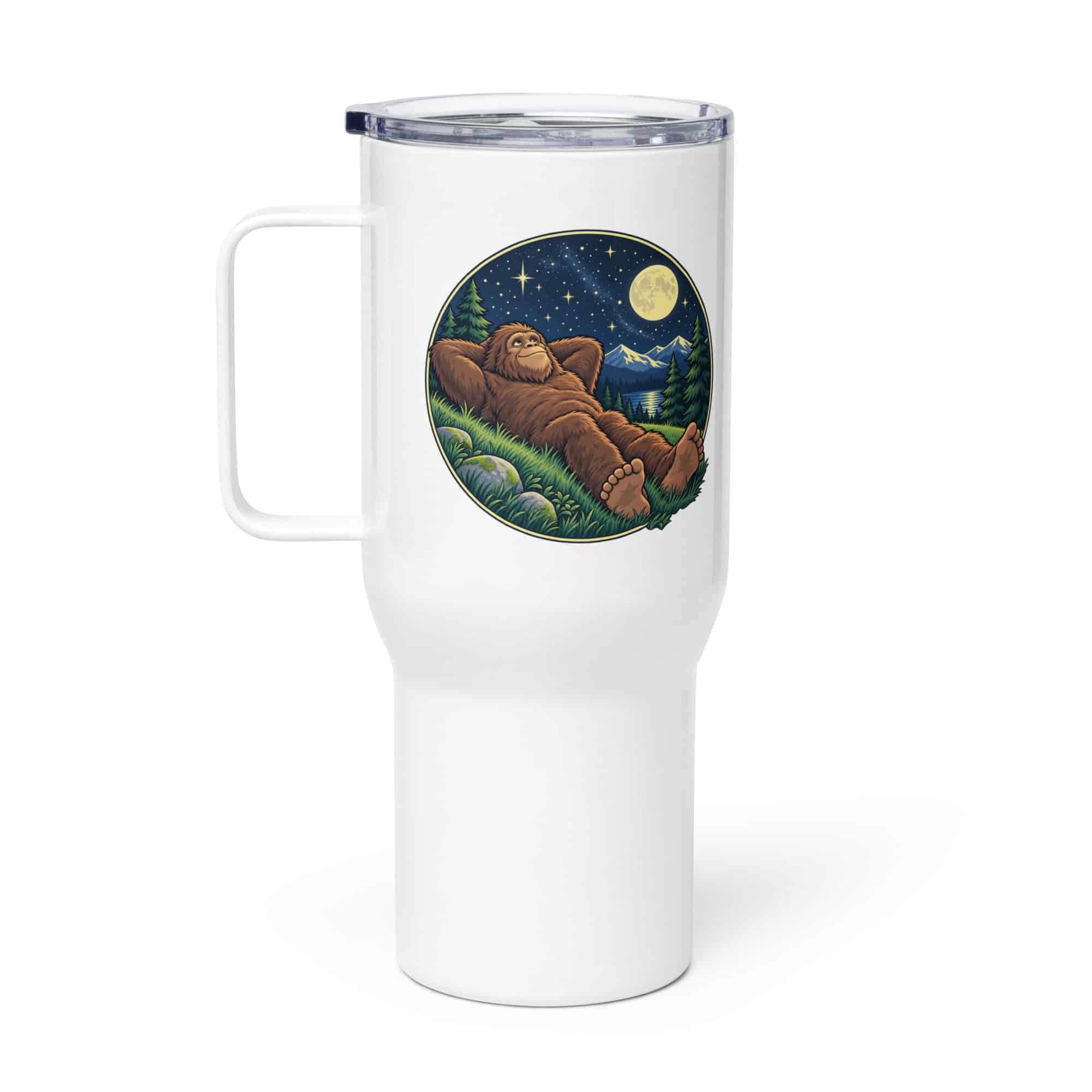 Bigfoot Stargazing Travel Mug