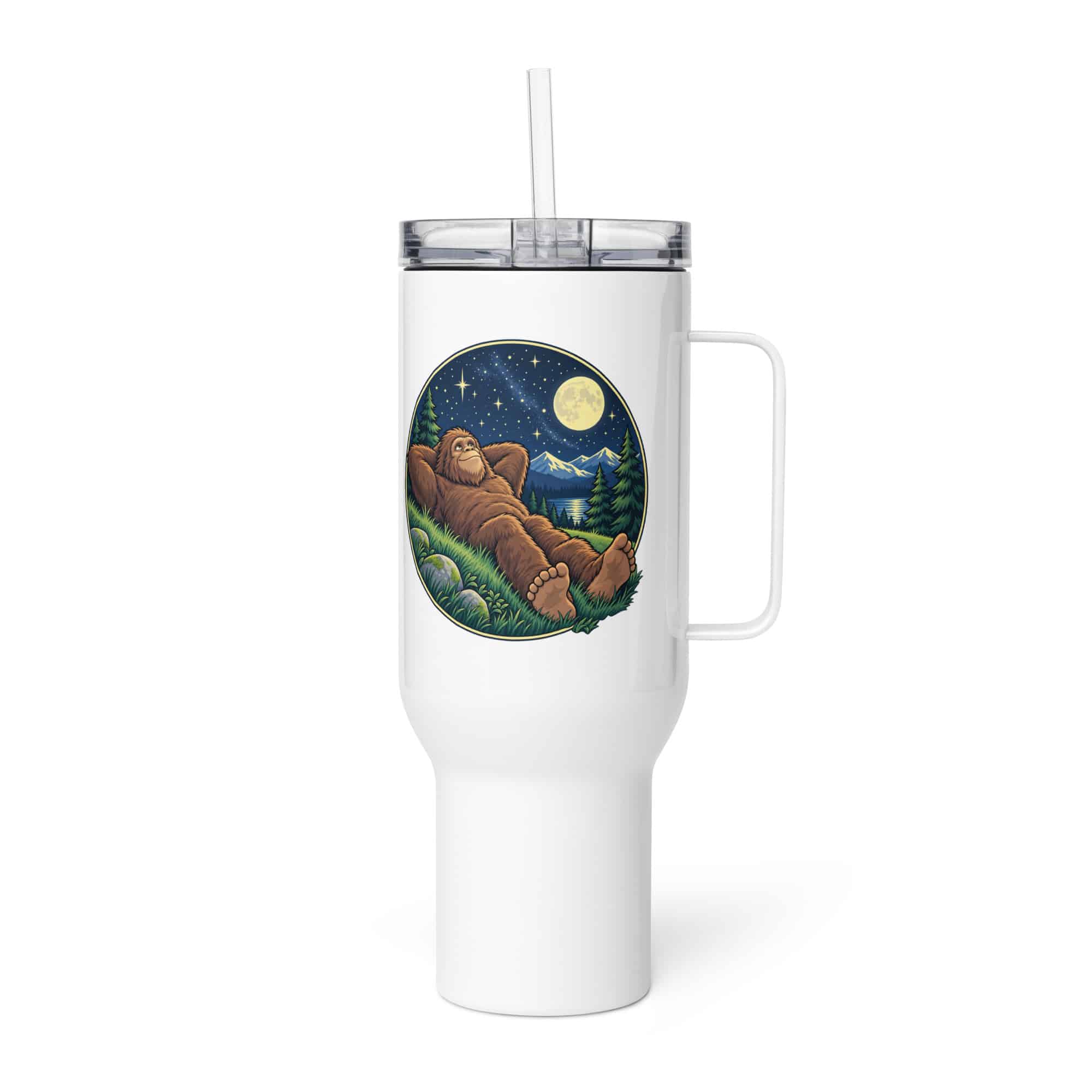 Bigfoot Stargazing Travel Mug