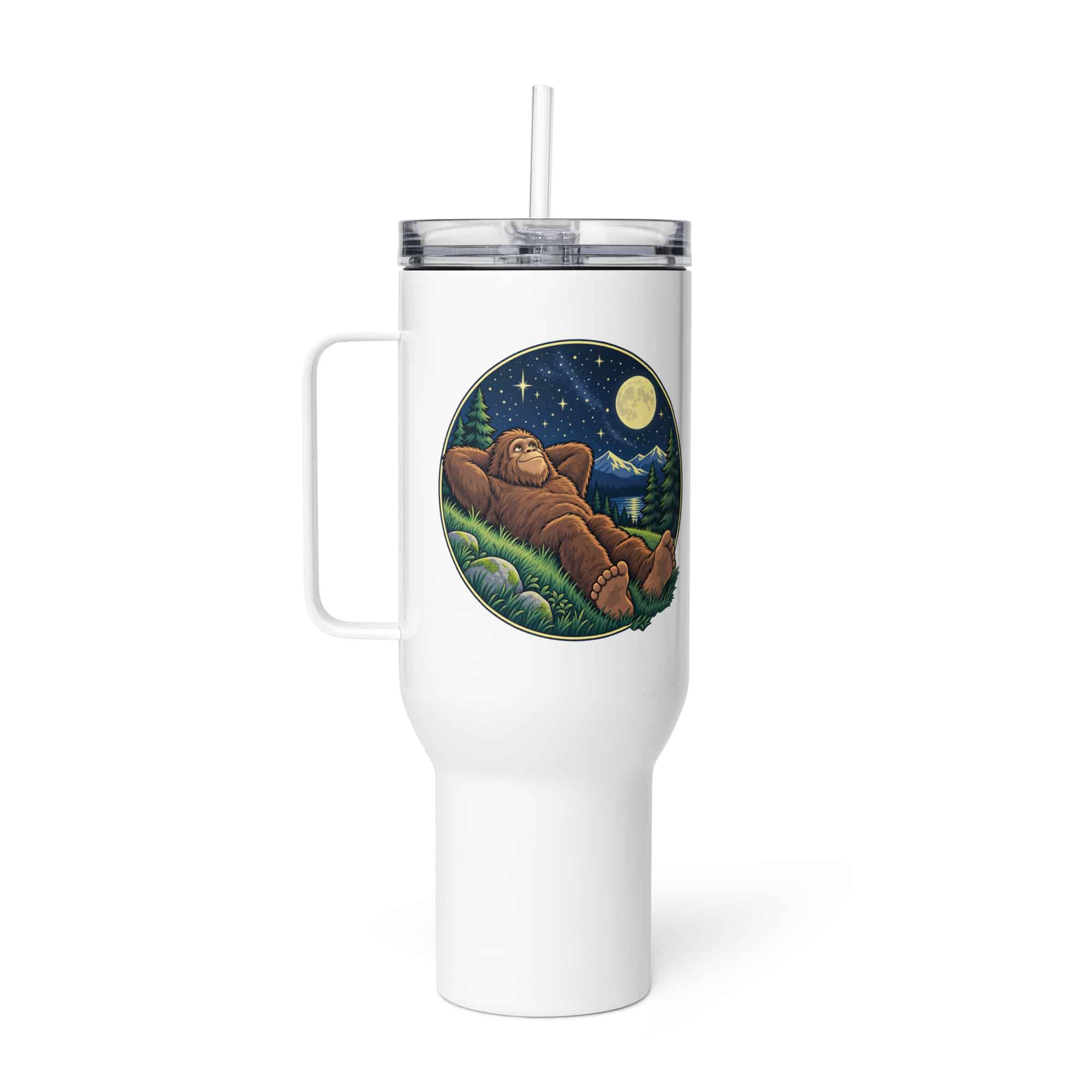 Bigfoot Stargazing Travel Mug