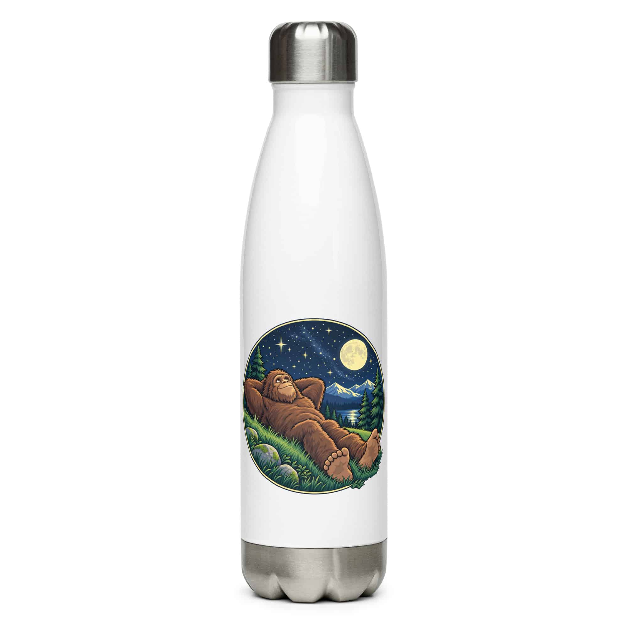 Stargazing Bigfoot Water Bottle