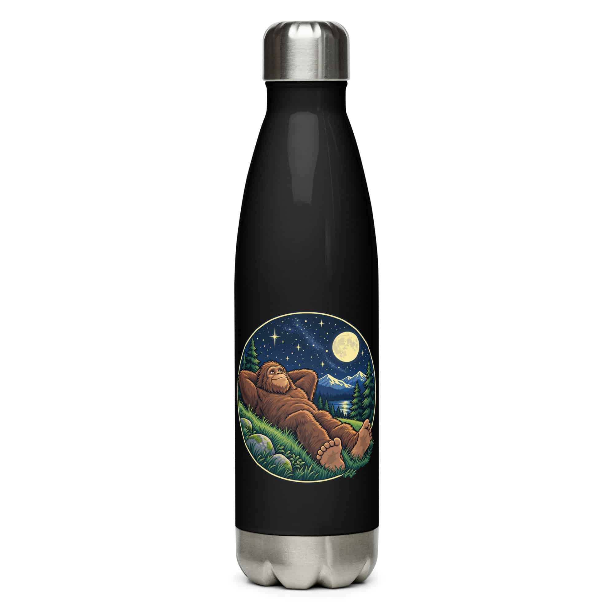 Stargazing Bigfoot Water Bottle