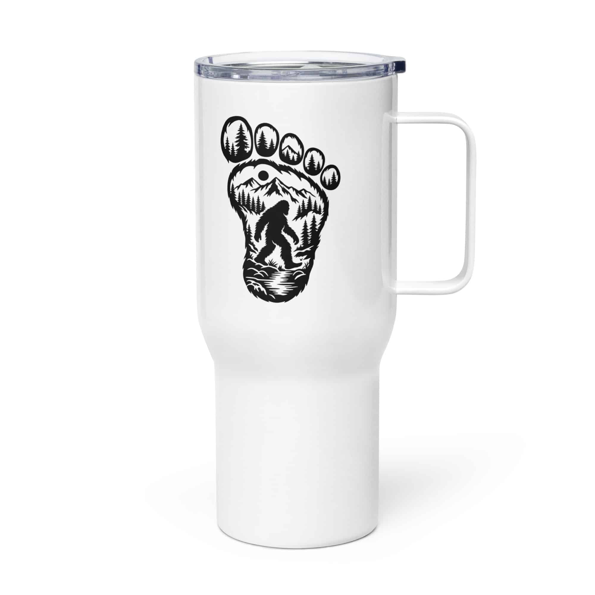 Bigfoot Wilderness Footprint Travel Mug