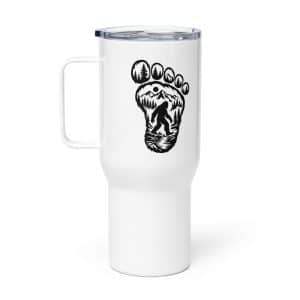 19 Bigfoot Footprint Travel Mug - 25 oz - Main