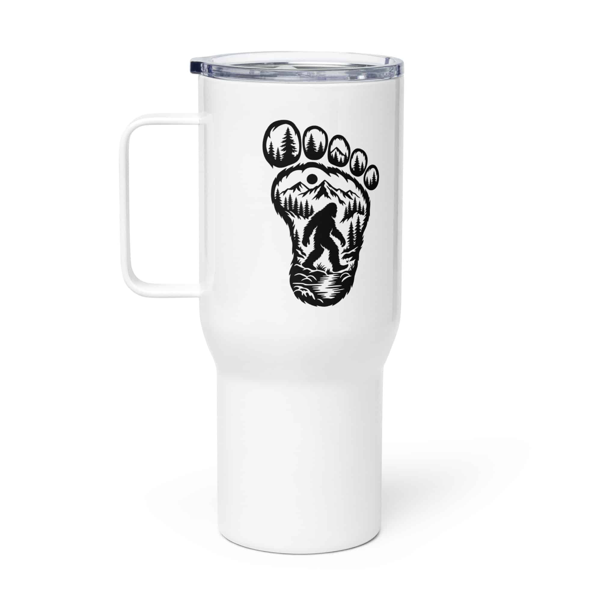 Bigfoot Wilderness Footprint Travel Mug