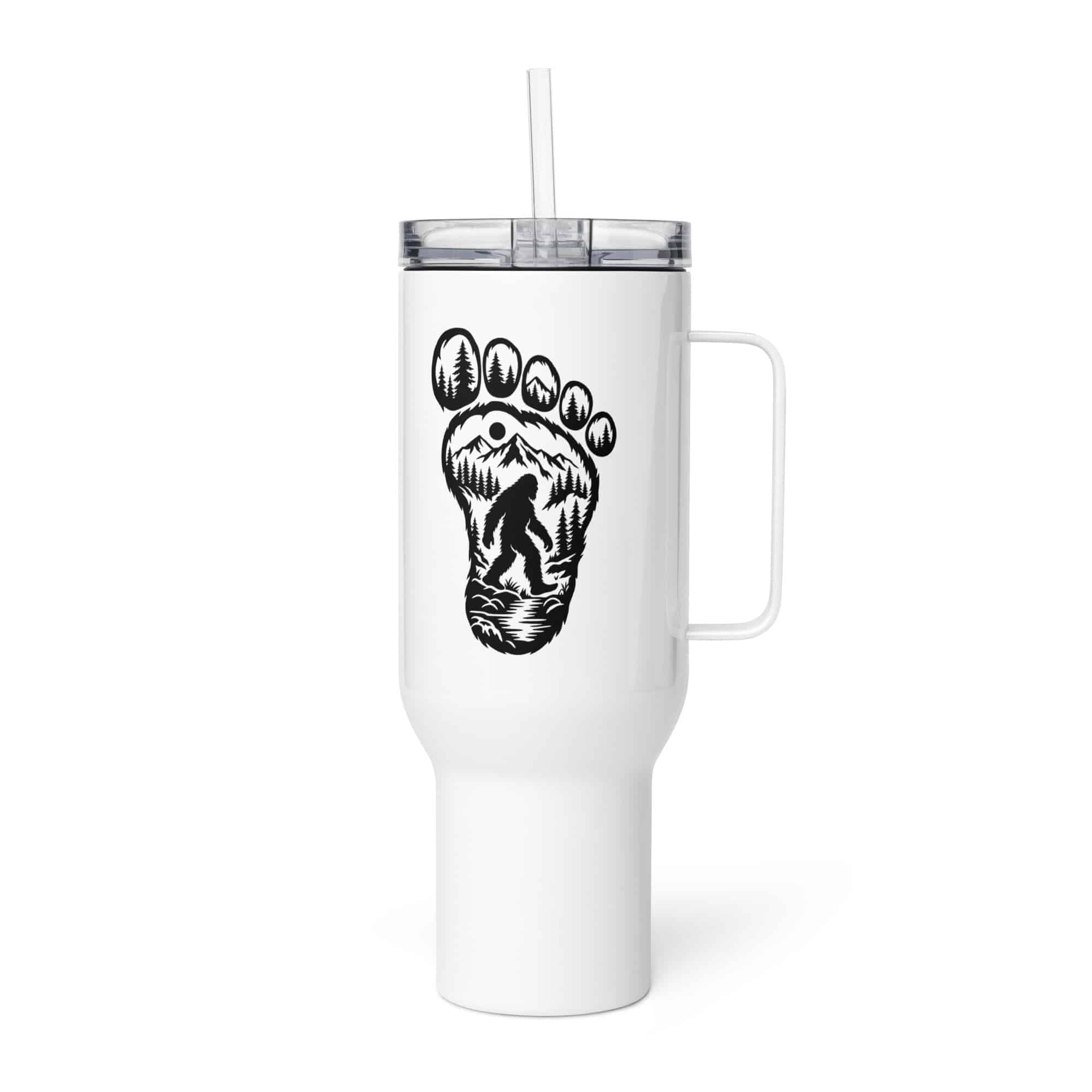 Bigfoot Wilderness Footprint Travel Mug