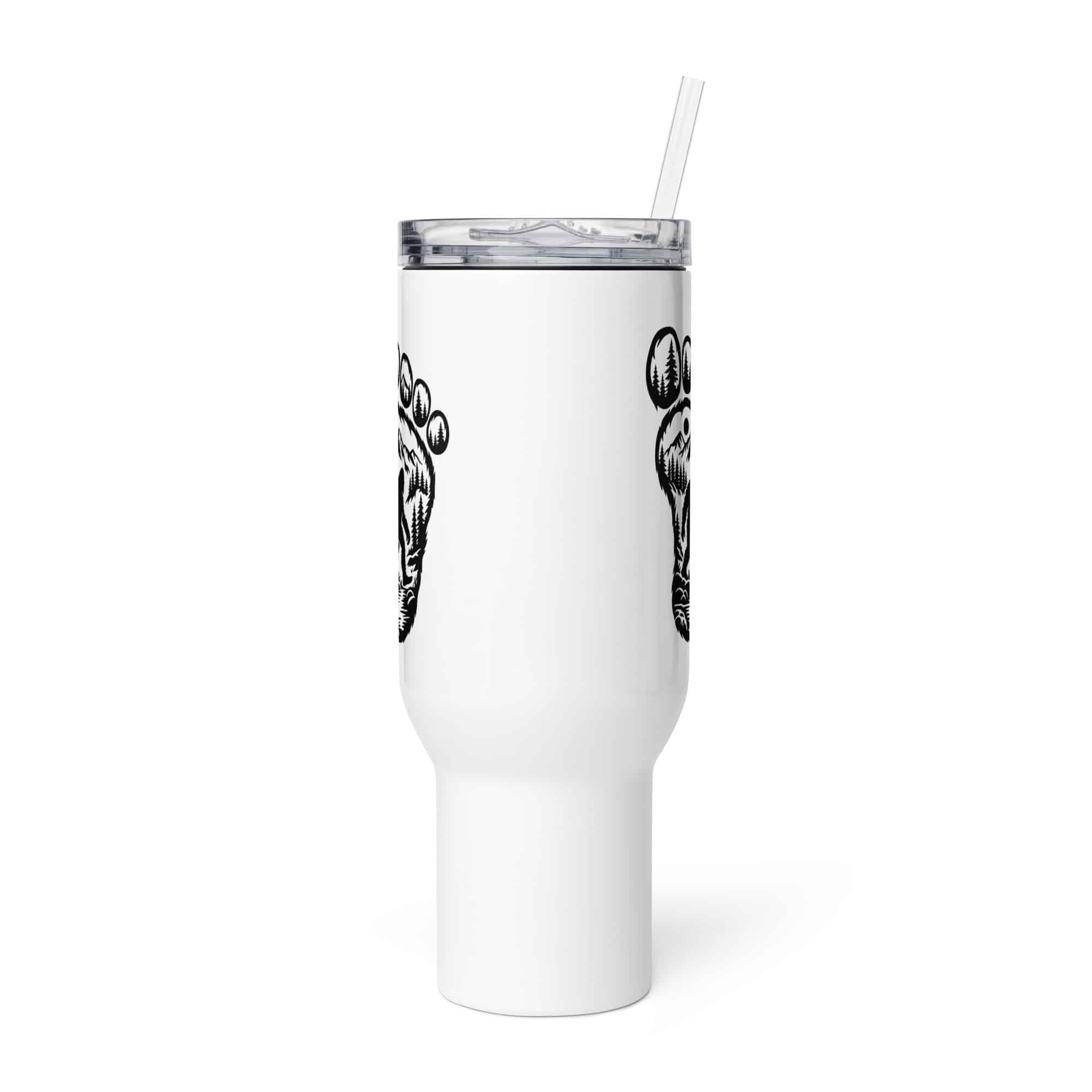 Bigfoot Wilderness Footprint Travel Mug