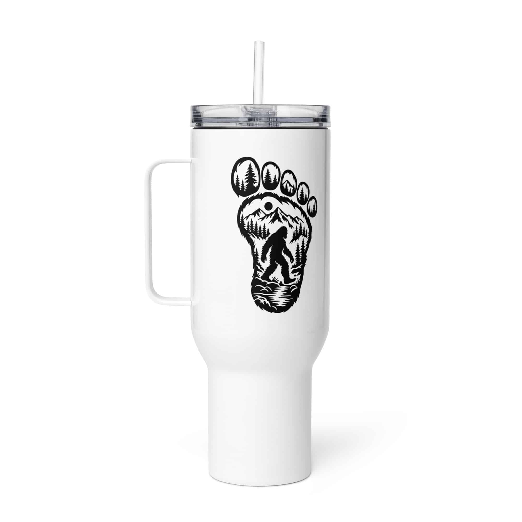 Bigfoot Wilderness Footprint Travel Mug