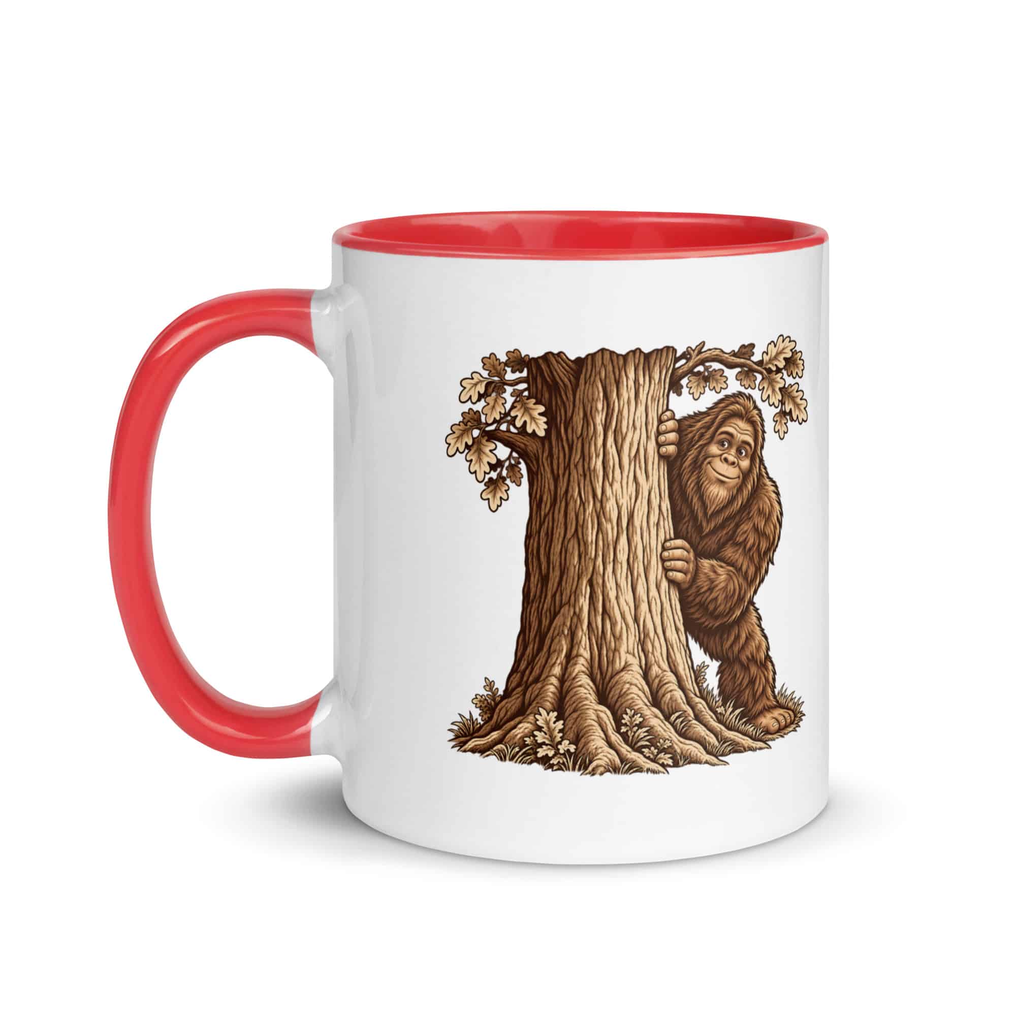 Hide and Seek Bigfoot Color Inside Mug