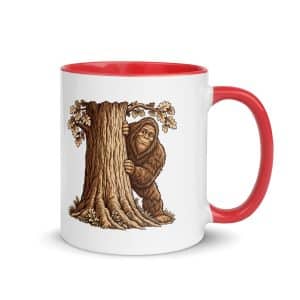 20 Bigfoot Hide Seek Color Inside Coffee Mug - 11 oz - Main