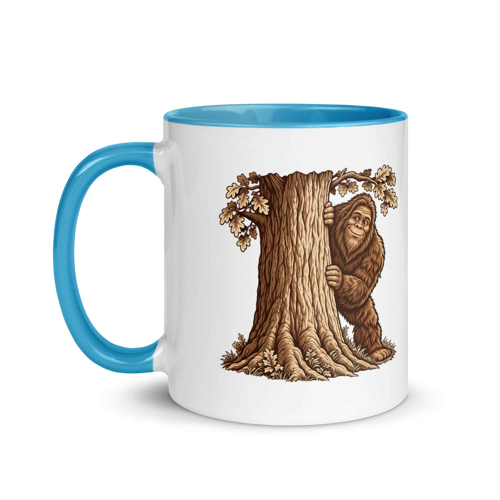 Hide and Seek Bigfoot Color Inside Mug